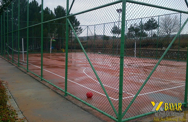 Bursa basketbol sahası tel çit