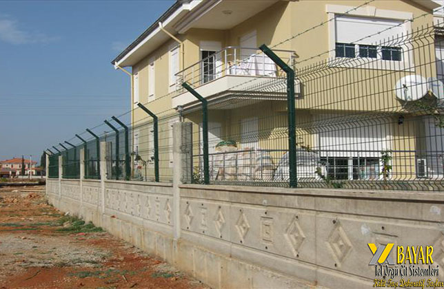 Bursa duvar üstü tel çit