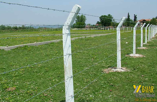 dikenli tel örgü çit uygulaması